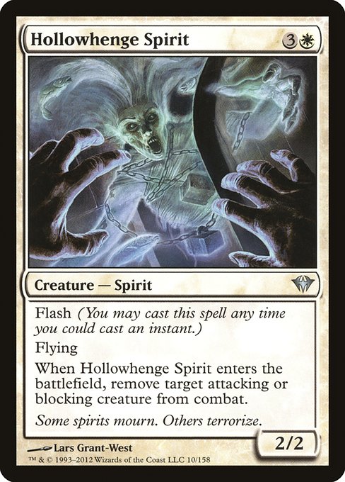 Hollowhenge Spirit (10) (Foil) - Dark Ascension - Game On