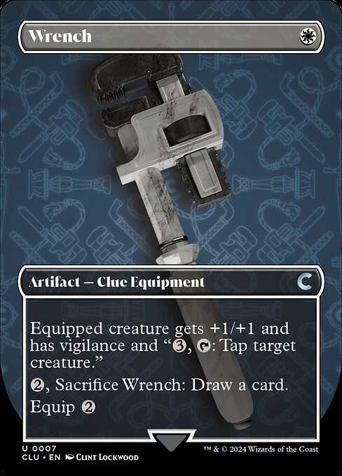 Wrench (7) - BORDERLESS - FULL ART - Ravnica: Clue Edition - Game On