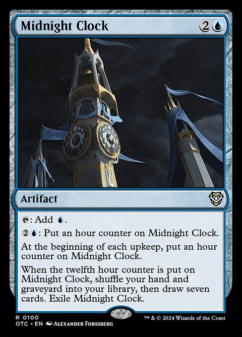 Midnight Clock (100) - Outlaws of Thunder Junction Commander - Game On