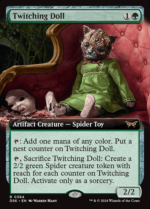 Twitching Doll (384) - EXTENDED ART (Foil) - Duskmourn: House of Horror - Game On