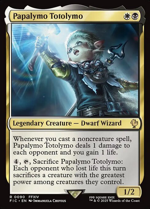 Papalymo Totolymo (90) (Foil) - Final Fantasy Commander - Game On
