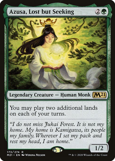 Azusa, Lost but Seeking (173) - Core Set 2021 - Game On