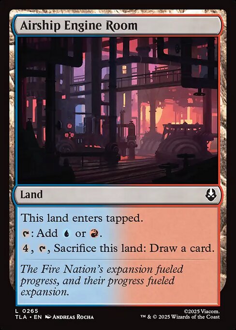 Airship Engine Room (265) (Foil) - Avatar: The Last Airbender - Game On