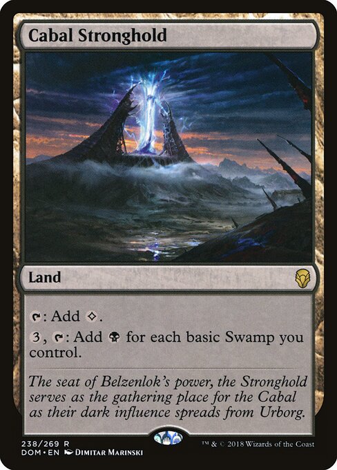 Cabal Stronghold (238) (Foil) - Dominaria - Game On