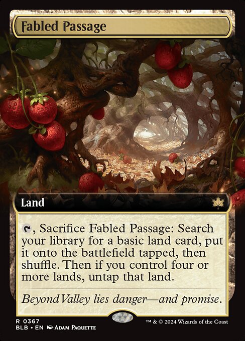Fabled Passage (367) - EXTENDED ART (Foil) - Bloomburrow - Game On