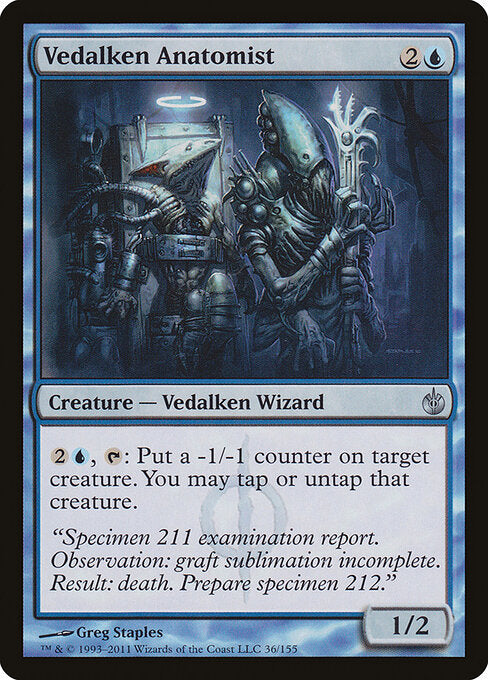 Vedalken Anatomist (36) (Foil) - Mirrodin Besieged - Game On