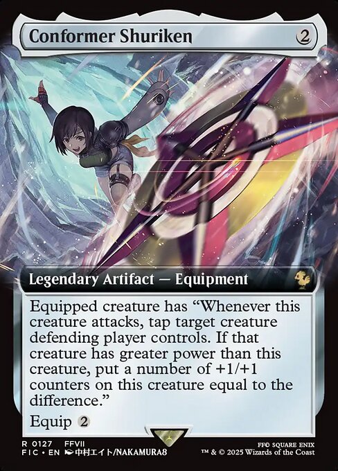 Conformer Shuriken (127) - EXTENDED ART (Foil) - Final Fantasy Commander - Game On