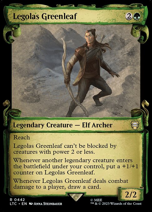 Legolas Greenleaf (442) - SHOWCASE (Foil) - Tales of Middle-earth Commander - Game On