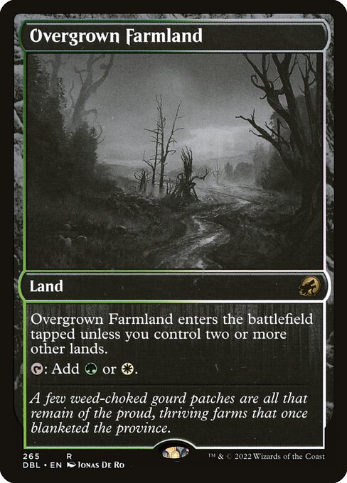 Overgrown Farmland (265) - Innistrad: Double Feature - Game On
