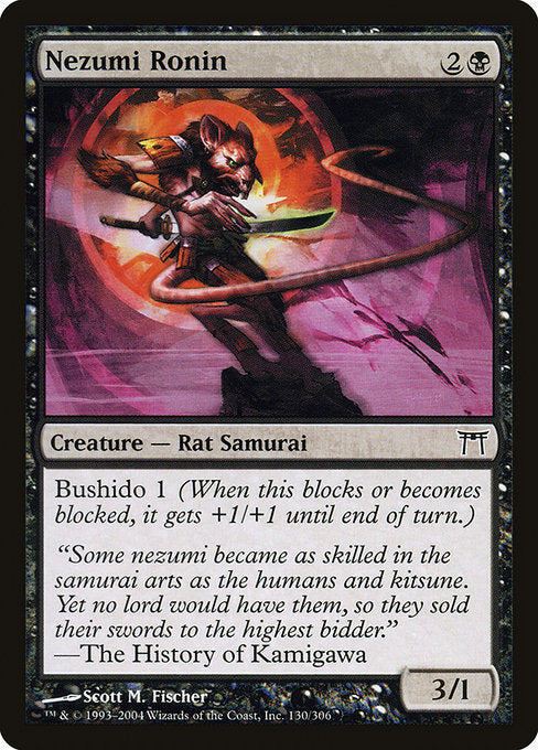 Nezumi Ronin (130) (Foil) - Champions of Kamigawa - Game On