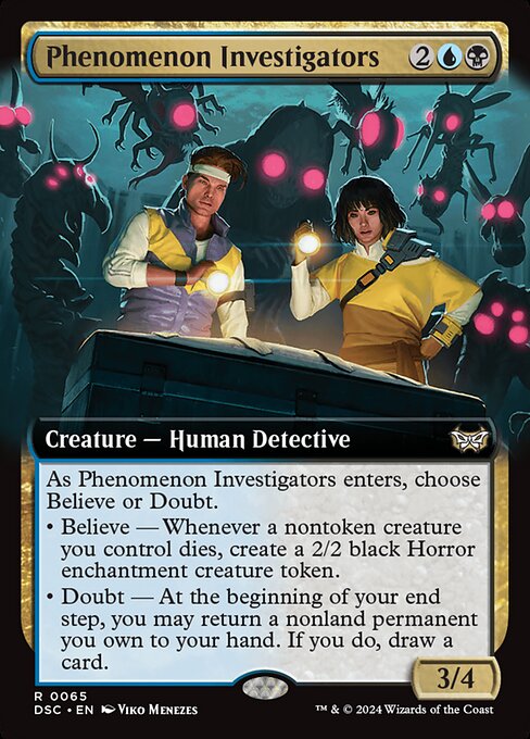 Phenomenon Investigators (65) - EXTENDED ART - Duskmourn: House of Horror Commander - Game On