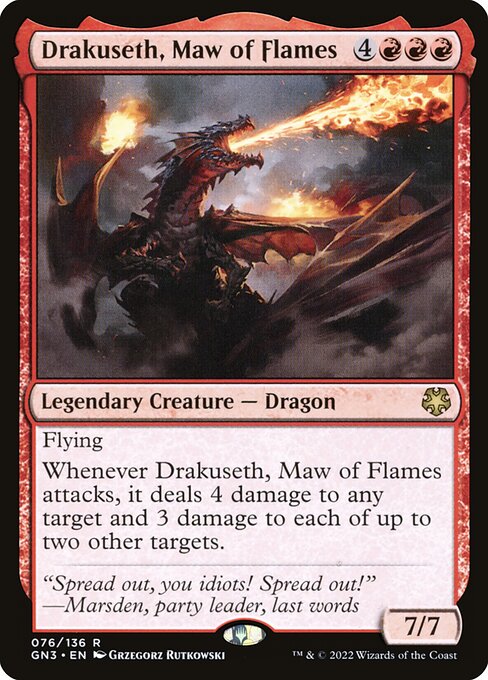Drakuseth, Maw of Flames (76) - Game Night: Free-for-All - Game On