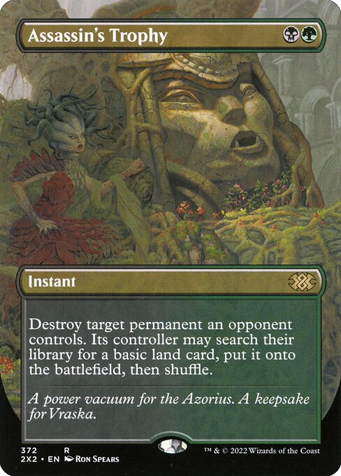 Assassin's Trophy (372) - BORDERLESS - FULL ART - Double Masters 2022 - Game On