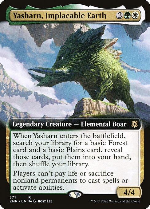 Yasharn, Implacable Earth (371) - EXTENDED ART - Zendikar Rising - Game On