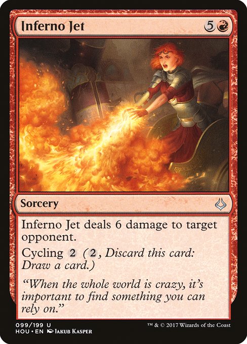 Inferno Jet (99) (Foil) - Hour of Devastation - Game On