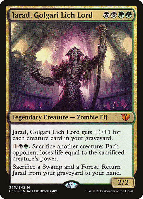 Jarad, Golgari Lich Lord (223) - Commander 2015 - Game On