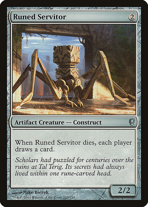 Runed Servitor (203) (Foil) - Conspiracy - Game On