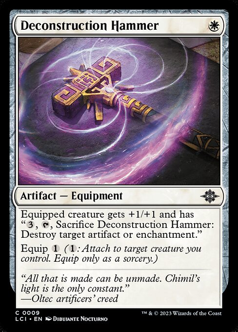 Deconstruction Hammer (9) (Foil) - The Lost Caverns of Ixalan - Game On