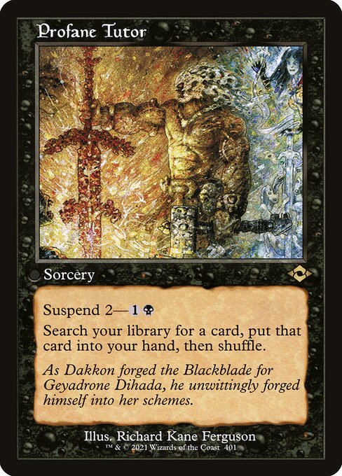 Profane Tutor (401) - Modern Horizons 2 - Game On