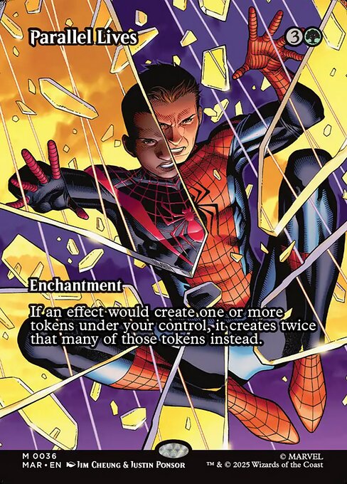 Parallel Lives (36) - BORDERLESS - FULL ART - Marvel Universe - Game On