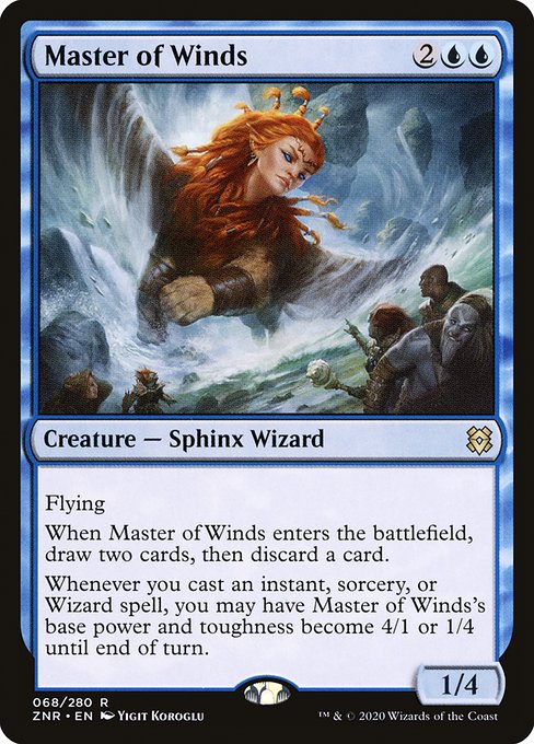Master of Winds (68) - Zendikar Rising - Game On