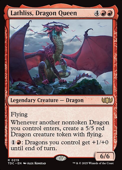 Lathliss, Dragon Queen (219) - Tarkir: Dragonstorm Commander - Game On