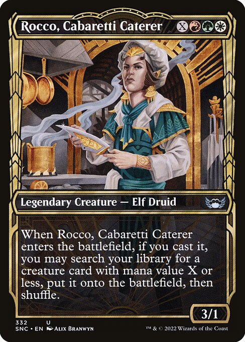 Rocco, Cabaretti Caterer (332) - SHOWCASE (Foil) - Streets of New Capenna - Game On