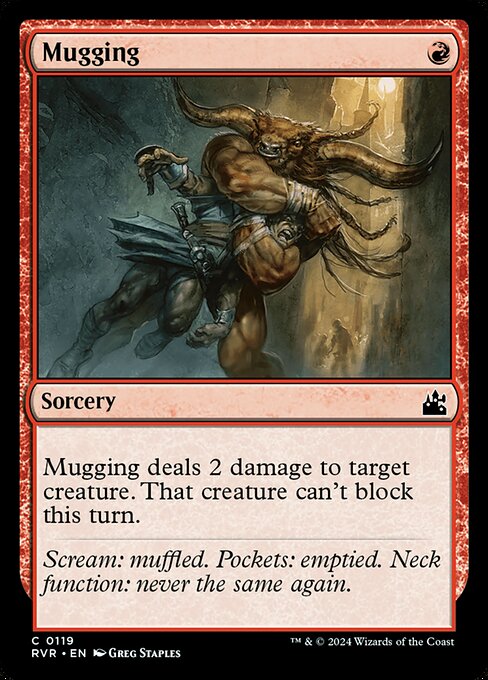Mugging (119) (Foil) - Ravnica Remastered - Game On