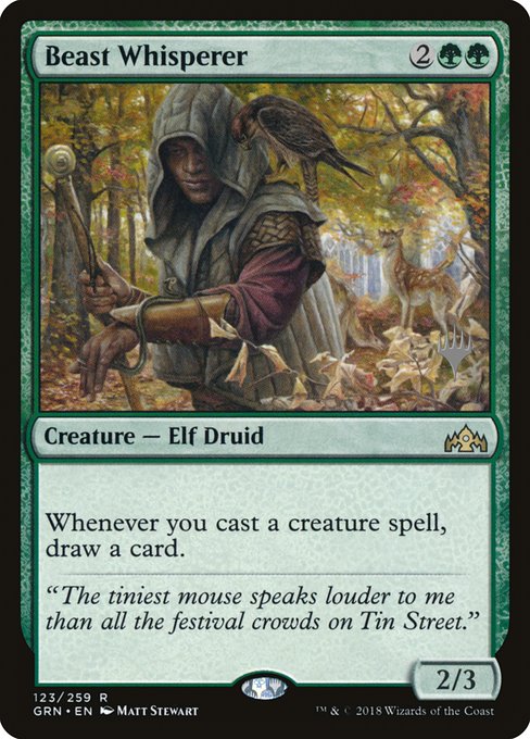 Beast Whisperer (123p) - Guilds of Ravnica Promos - Game On