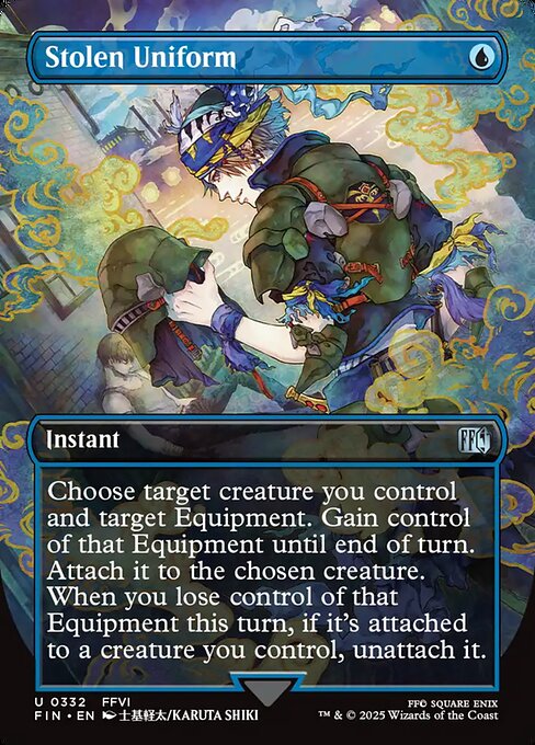Stolen Uniform (332) - BORDERLESS - FULL ART (Foil) - Final Fantasy - Game On