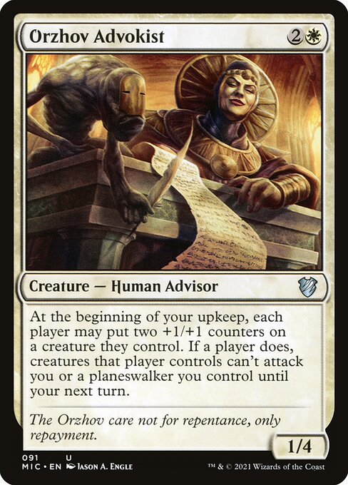 Orzhov Advokist (91) - Midnight Hunt Commander - Game On