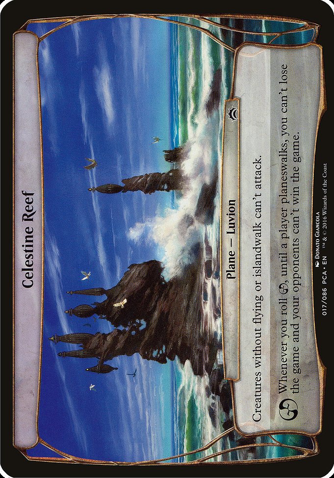 Celestine Reef (17) - OVERSIZE - Planechase Anthology Planes - Game On