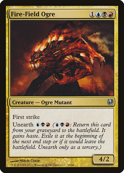 Fire-Field Ogre (53) - Duel Decks: Ajani vs. Nicol Bolas - Game On