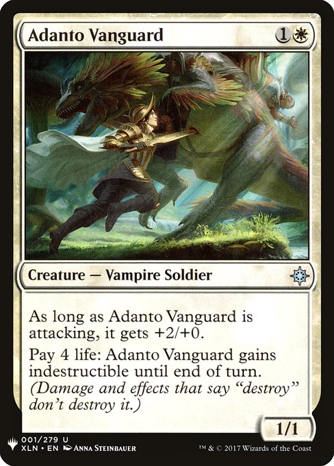 Adanto Vanguard (XLN-1) - The List - Game On