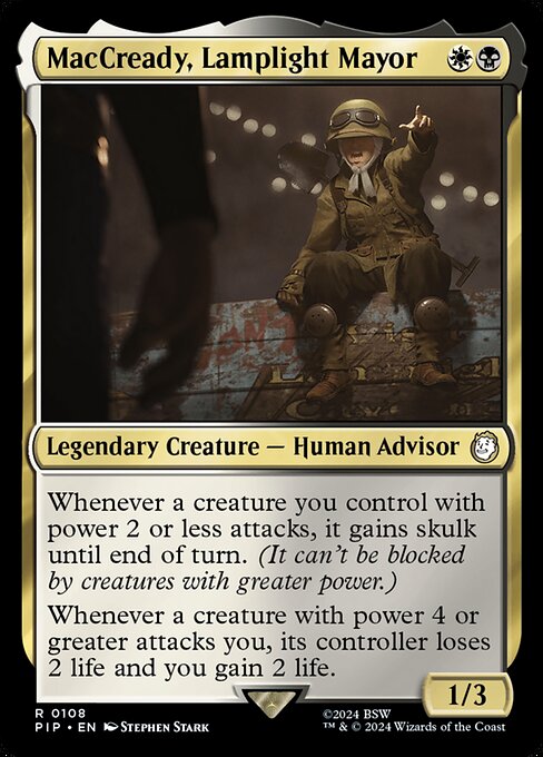 MacCready, Lamplight Mayor (108) (Foil) - Fallout - Game On