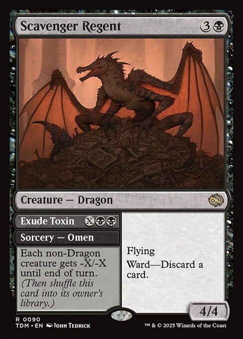 Scavenger Regent // Exude Toxin (90) - Tarkir: Dragonstorm - Game On
