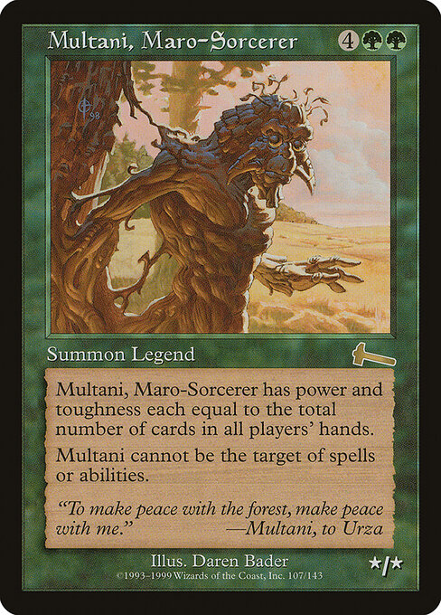 Multani, Maro-Sorcerer (107) (Foil) - Urza's Legacy - Game On