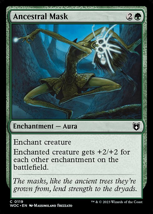 Ancestral Mask (119) - Wilds of Eldraine Commander - Game On