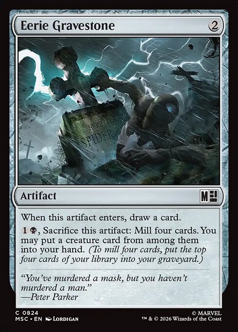 Eerie Gravestone (824) - Marvel Super Heroes Commander - Game On