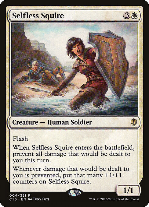 Selfless Squire (4) - Commander 2016 - Game On