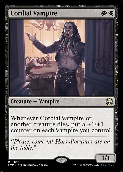 Cordial Vampire (189) - The Lost Caverns of Ixalan Commander - Game On