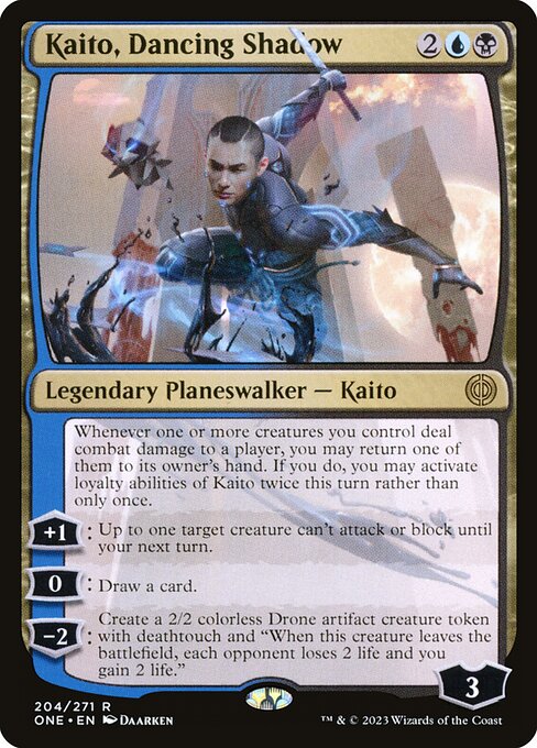 Kaito, Dancing Shadow (204) (Foil) - Phyrexia: All Will Be One - Game On