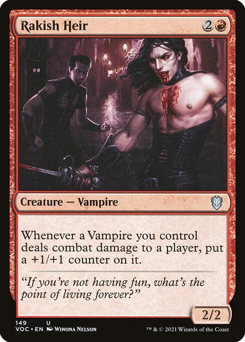 Rakish Heir (149) - Crimson Vow Commander - Game On