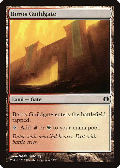 Boros Guildgate (33) - Duel Decks: Heroes vs. Monsters - Game On
