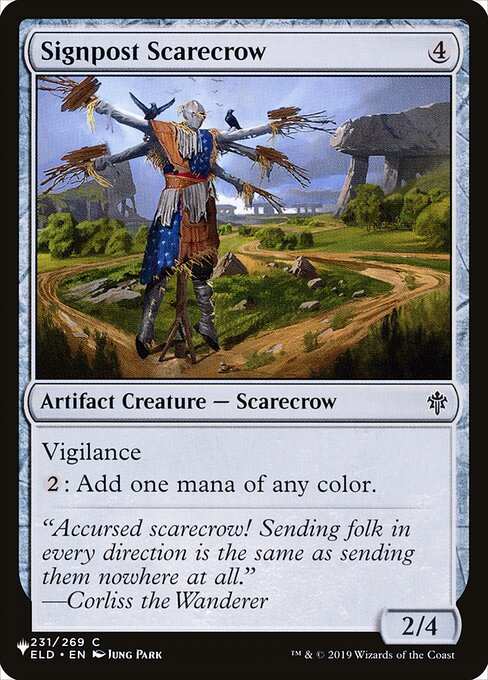 Signpost Scarecrow (ELD-231) - The List - Game On