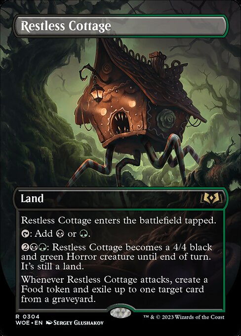 Restless Cottage (304) - BORDERLESS - Wilds of Eldraine - Game On