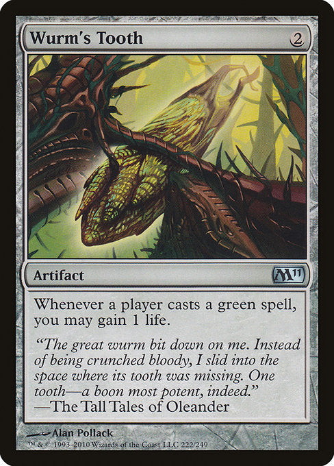Wurm's Tooth (222) (Foil) - Magic 2011 - Game On