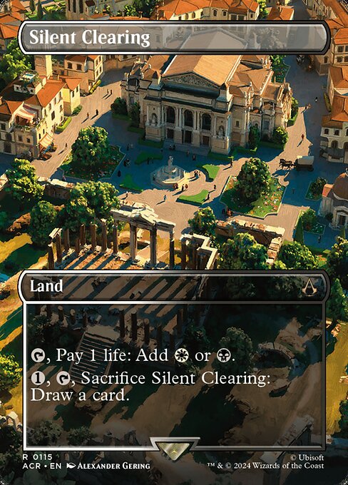 Silent Clearing (115) - BORDERLESS - FULL ART - Assassin's Creed - Game On