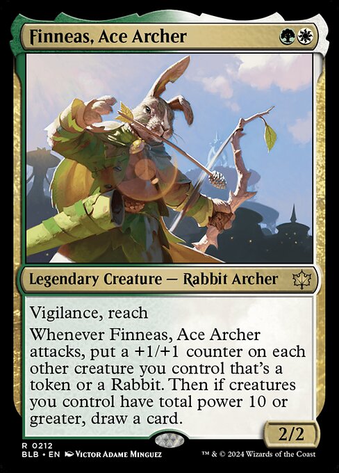 Finneas, Ace Archer (212) (Foil) - Bloomburrow - Game On