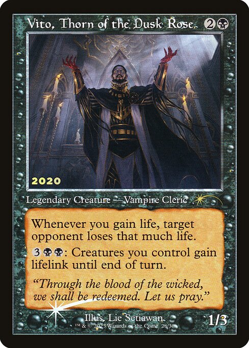 Vito, Thorn of the Dusk Rose (28) (Foil) - 30th Anniversary Play Promos - Game On